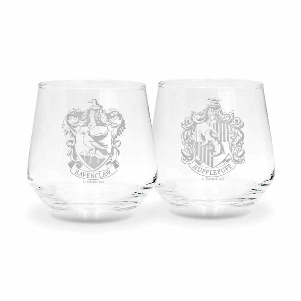 ABYstyle Gläser-Set Harry Potter 2-tlg. Ravenclaw & Hufflepuff, Glas, 300 ml, ABYVER296