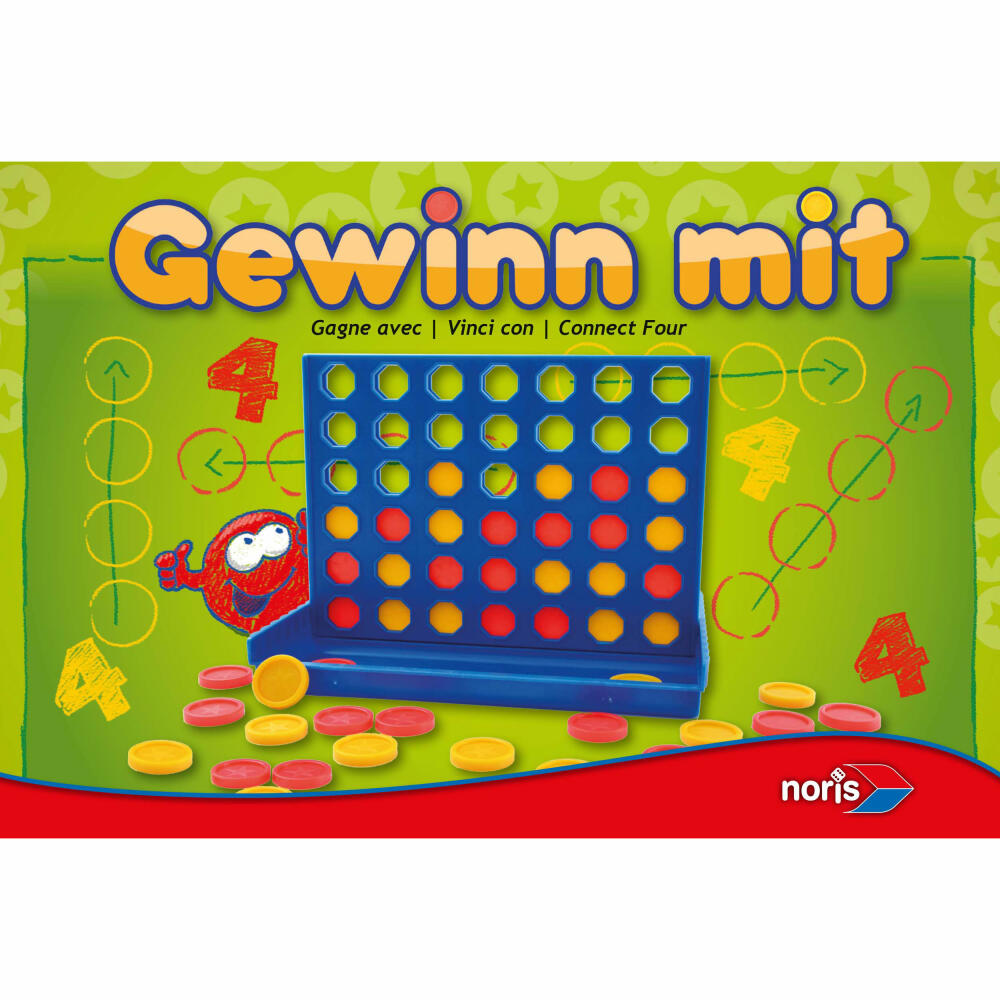 Noris Win with 4, Connect Four, Four, Wins, Strategy Game, Children, Game, 606049104