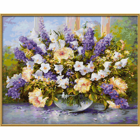 Schipper Malen nach Zahlen Sommerblumen, MNZ, Gemälde, Malset, Meisterklasse, 40 x 50 cm, 609130717
