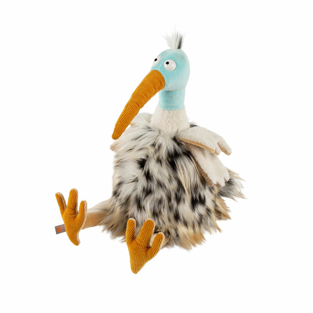 sigikid Tobago Tom Kikeriki, Kuscheltier, Stofftier, Schmusetier, Türkis, 44 cm, 42982