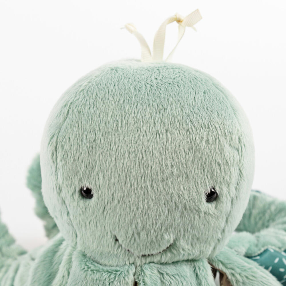 sigikid PlayQ Active Octopus Yellow, Soft Toy, Baby Toy, Grasping Toy, Toy, Polyester, 43172