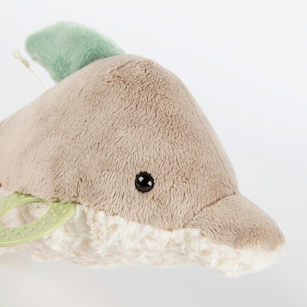 sigikid PlayQ Active Dolphin Yellow, soft toy, baby toy, grasping toy, toy, polyester, 43206