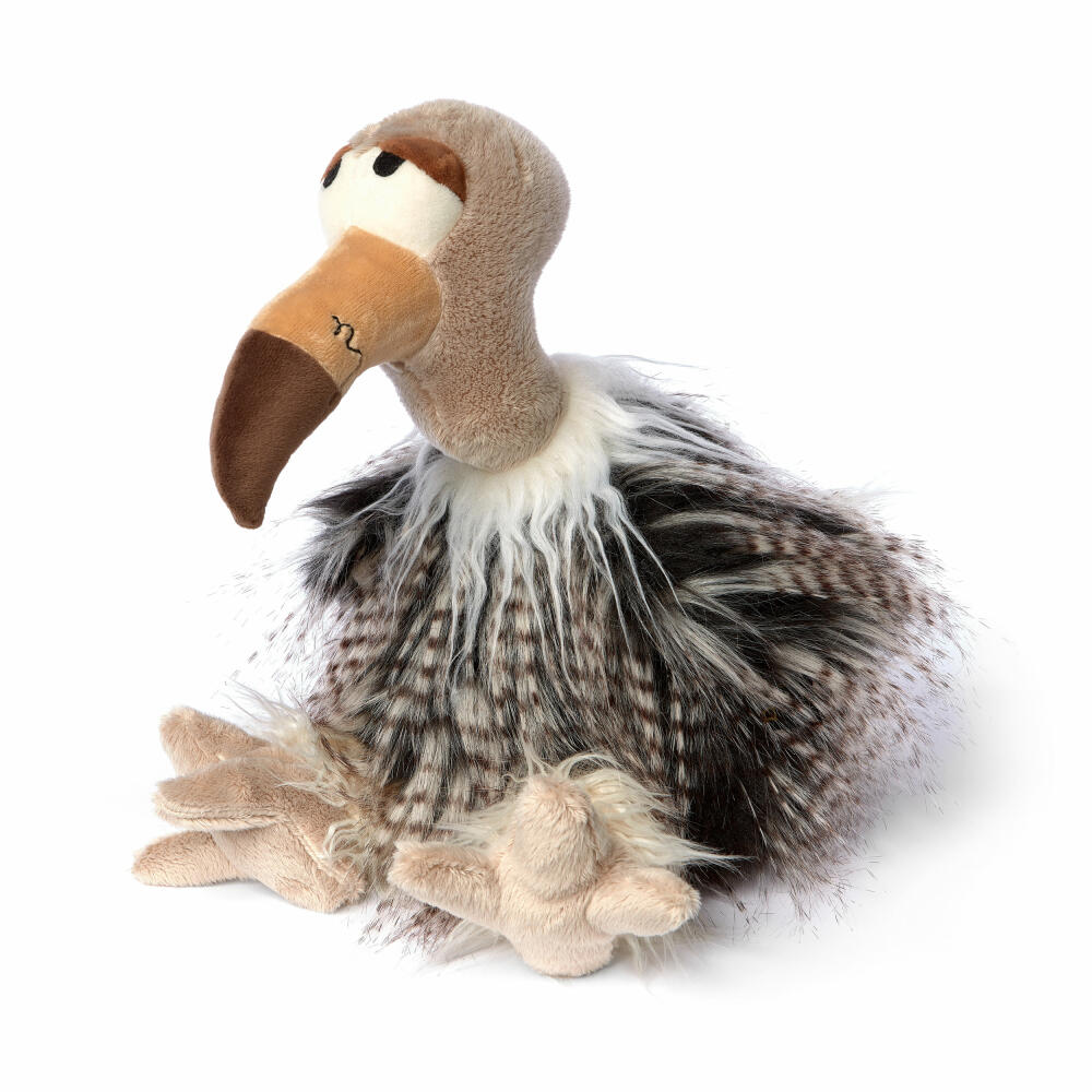 sigikid Heia Geyer Kikeriki, soft toy, stuffed toy, cuddly toy, grey, 33 cm, 43288
