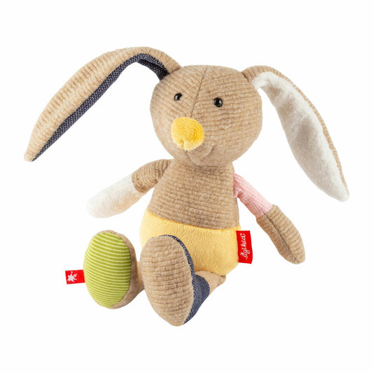 sigikid Hase Patchwork Sweety, Kuscheltier, Plüschtier, Stofftier, Polyester, Beige, 43464
