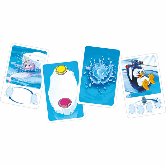 Schmidt Spiele Eis am Ziel, Kinderspiel, Kartenspiel, Kinder Spiel, ab 5 Jahren, 40645