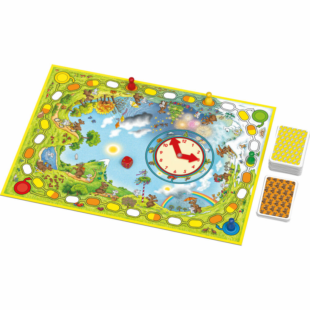 Schmidt Spiele Mauseschlau & Bärenstark, Wissen, Lachen, Sachen Machen, Kinderspiel, Wissensspiel, ab 5 Jahren, 40653