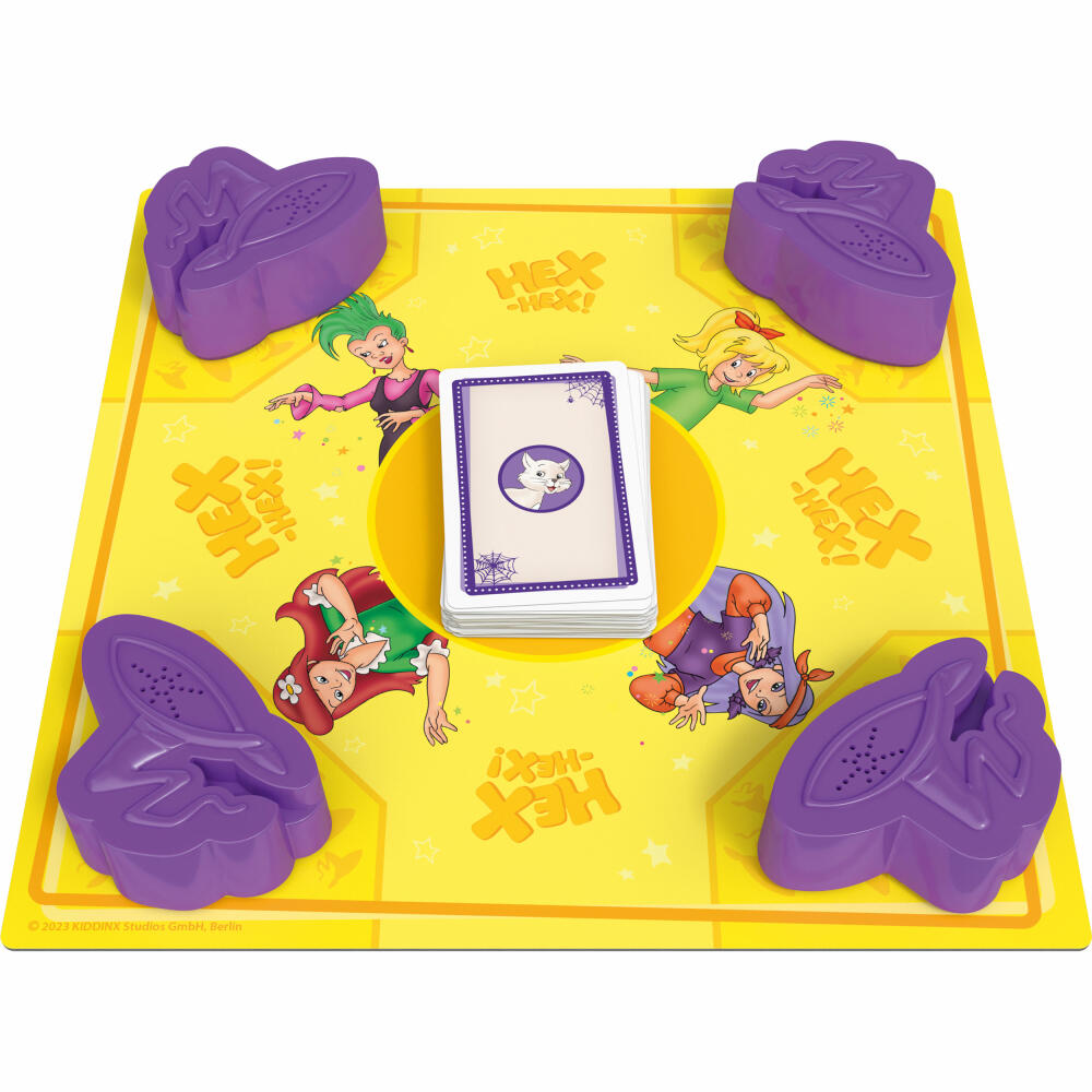 Schmidt Spiele Bibi Blocksberg Der verhexte Hexenhut, Kinderspiel, Memospiel, ab 5 Jahren, 40658