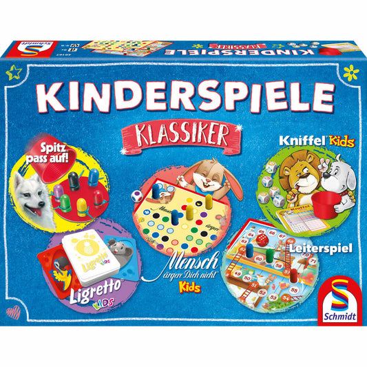 Schmidt Spiele Spielesammlung Kinderspiele Klassiker, Kinderspiel, Kinder Spiele, Sammlung, Ab 3 Jahre, 49189