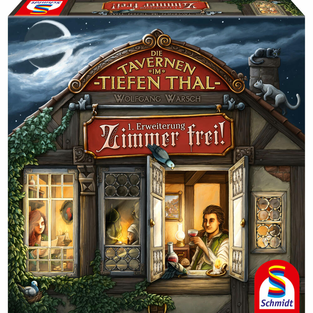 Schmidt Spiele The Taverns in the Deep Valley Room available! 1st expansion, strategy game, board game, 49391