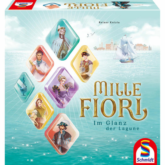 Schmidt Spiele Mille Fiori, Familienspiel, Brettspiel, Gesellschaftsspiel, 49400