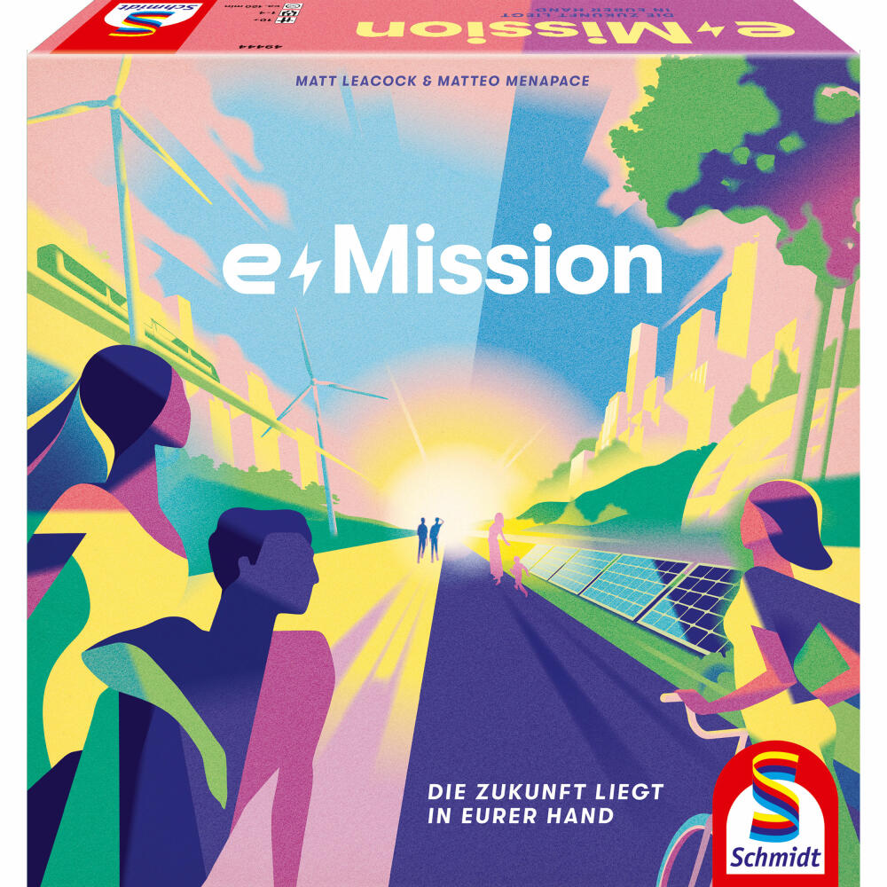 Schmidt Spiele e-Mission, Kooperatives Spiel, Familienspiel, ab 8 Jahren, 49444