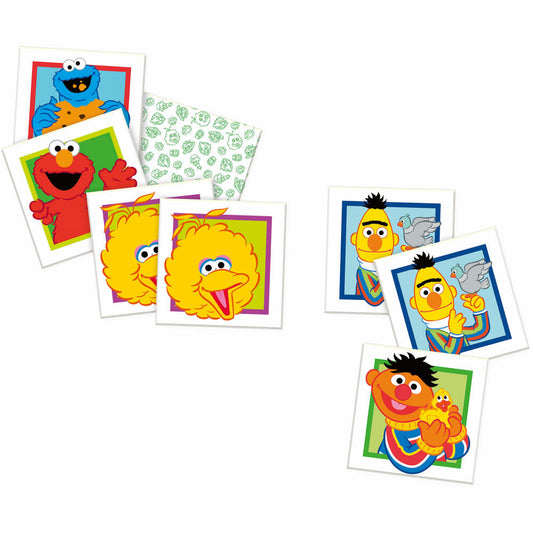 Schmidt Spiele Sesamstraße Memo, Memospiel, Kartenlegespiel, Kinderspiel, ab 3 Jahre, 51451