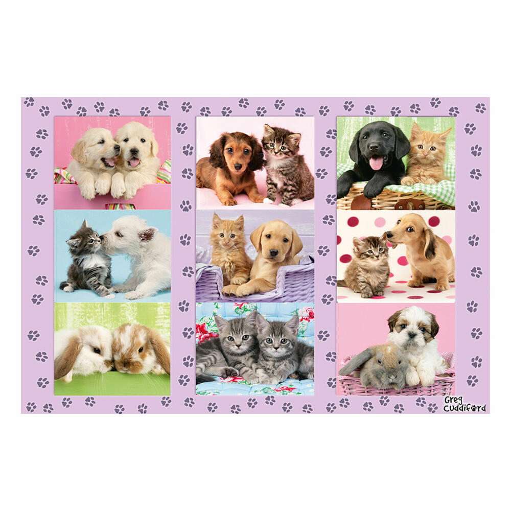 Schmidt Spiele My Animal Friends, 100 Puzzle Pieces, Children's Puzzle, Puzzle, 1 Player, 56268