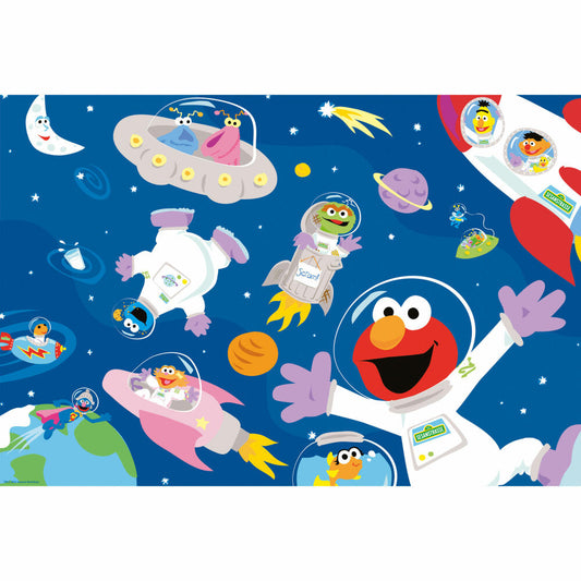 Schmidt Spiele Sesamstraße Im Weltall, Kinderpuzzle, Kinder Puzzle, ab 5 Jahre, 60 Teile, 56459