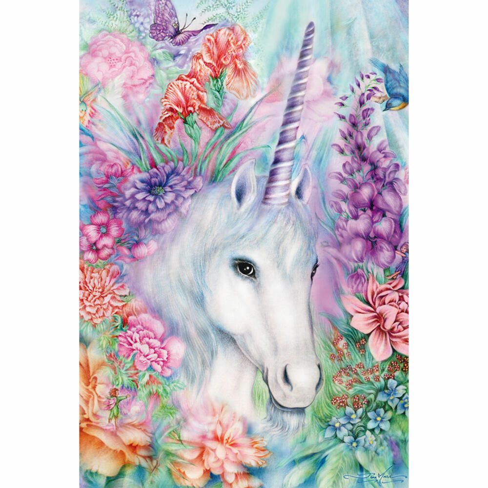 Schmidt Spiele Sanfte Einhornschönheit, Puzzle, Kinderpuzzle, 100 Teile, ab 6 Jahren, 56530