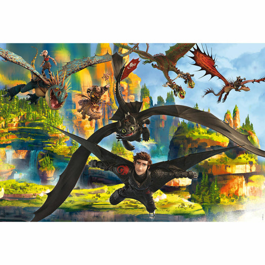 Schmidt Spiele Dragons Fliegende Drachen, Puzzle, Kinderpuzzle, 150 Teile, ab 7 Jahren, 56548