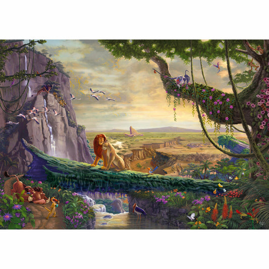Schmidt Spiele Puzzle Disney Dreams Collection The Lion King Return to Pride Rock, Thomas Kinkade, Erwachsenenpuzzle, 6000 Teile, 57396