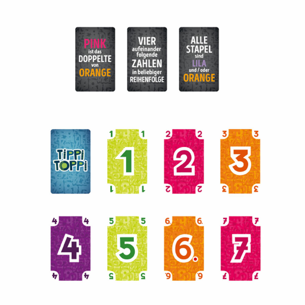 Schmidt Spiele Family Card Game Tippi Toppi, Family Game, Card Game, Card Game, From 8 Years, 75051
