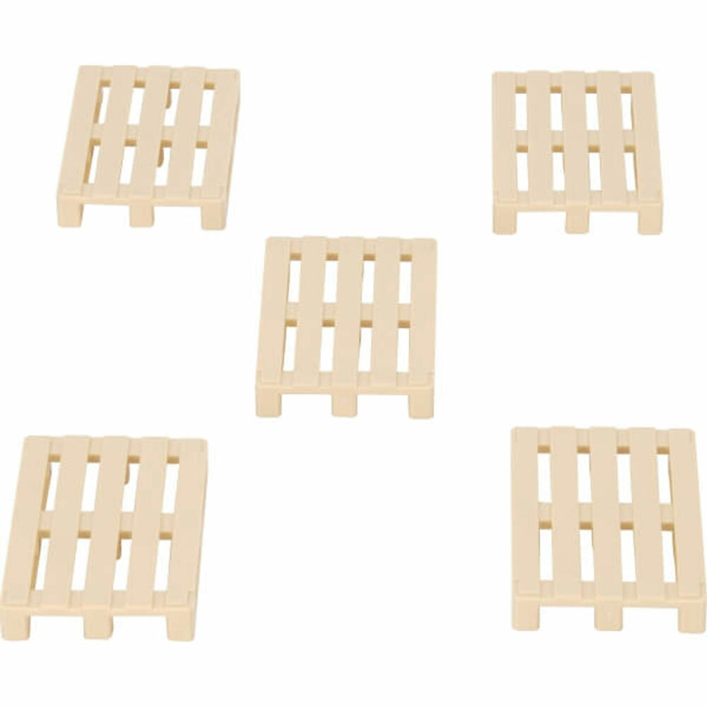 Bruder Accessories Euro Pallets, Set of 5, Euro Pallets, Toys, Accessories, 45004