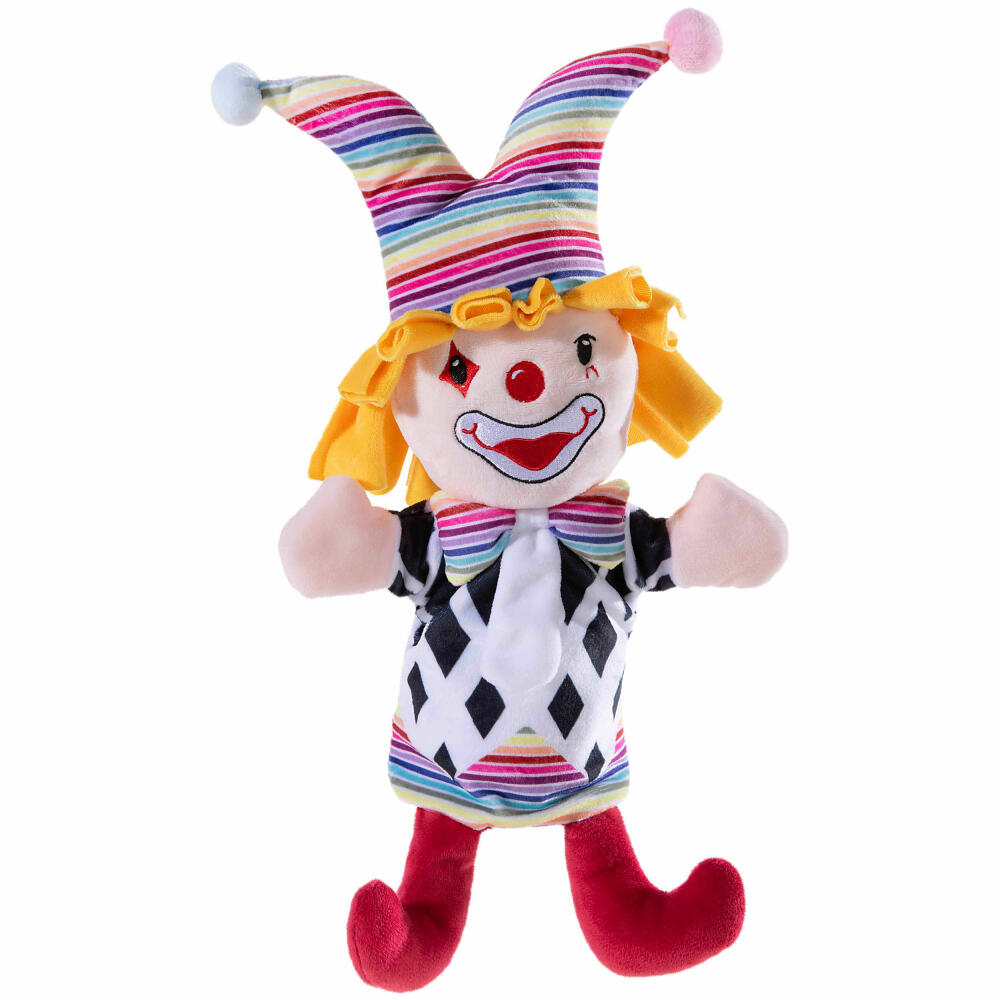 Heunec Handspielpuppe Clown, Handpuppe, Puppentheather, Puppe, 24 cm, 395572