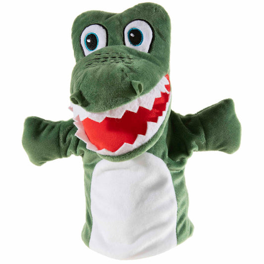 Heunec Handspielpuppe Krokodil, Handpuppe, Puppentheather, Puppe, 24 cm, 395770