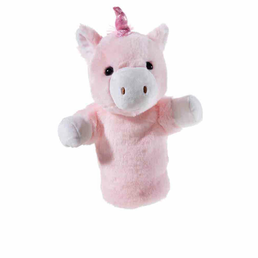 Heunec Handspielpuppe Einhorn, Handpuppe, Puppentheather, Puppe, 25 cm, 395879