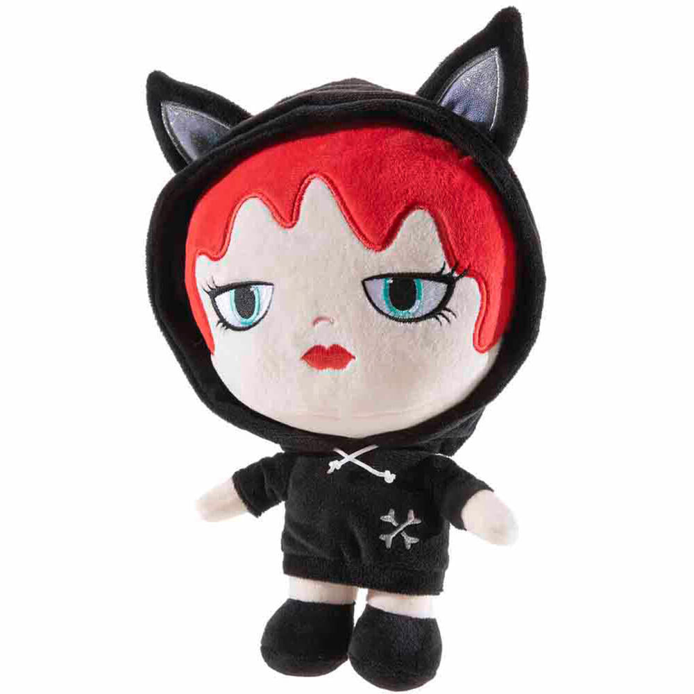 Heunec Poupetta Gothic Rotschopf, Puppe, Stoffpuppe, Kuschelpuppe, 25 cm, 474871