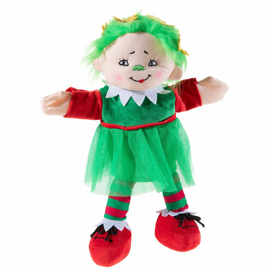 Heunec Traumzauberbaum Moosmutzel Handpuppe, Handspielpuppe, Puppentheather, Puppe, 30 cm, 547476