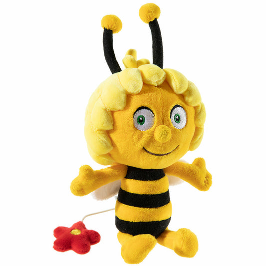 Heunec Biene Maja mit Musik, Spieluhr, Musikuhr, Kuscheltier, Plüschtier, 20 cm