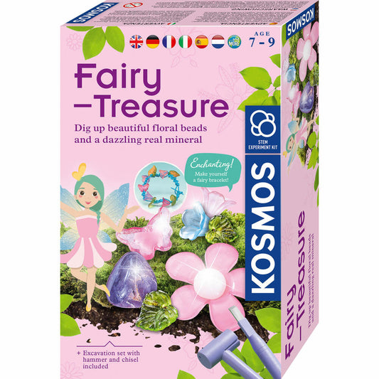 KOSMOS Fairy Treasure / Feen-Schatz INT, Experimentierkasten, Ausgrabung, Schatzsuche, ab 7 Jahren, 617493
