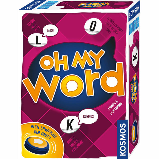 KOSMOS Oh my word, Partyspiel, Gesellschaftsspiel, Familienspiel, ab 10 Jahren, 684891