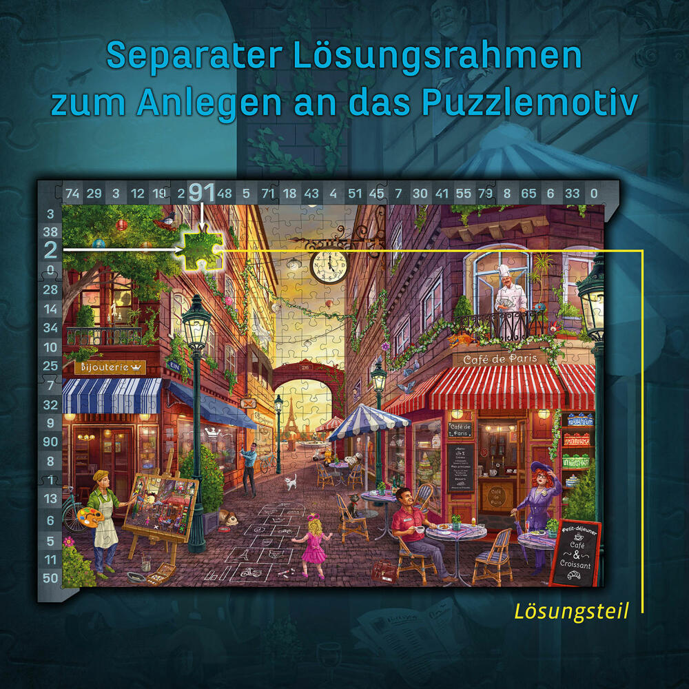 KOSMOS EXIT Das Puzzle Der Auftrag Paris, Rätselpuzzle, Escape Room, ab 10 Jahren, 684990