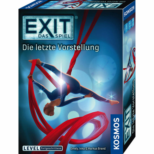 KOSMOS EXIT Das Spiel Die letzte Vorstellung, Escape Room Spiel, Abenteuerspiel, Level Fortgeschrittene, 685065