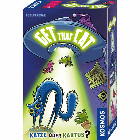KOSMOS Get that cat, Gesellschaftsspiel, Kartenspiel, Reaktionsspiel, ab 7 Jahren, 685089