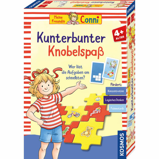 KOSMOS Meine Freundin Conni - Kunterbunter Knobelspaß, Knobelspiel, Kinderspiel, ab 4 Jahren, 685270