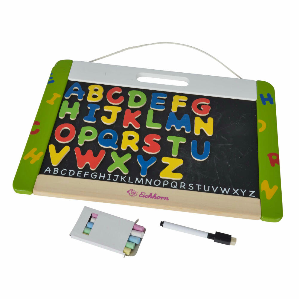 Eichhorn Hänge-Magnettafel, Kreidetafel, Schreibtafel, Lernen, Schreiben, Malen, Kinder, Spielzeug, 33-tlg., 100002577