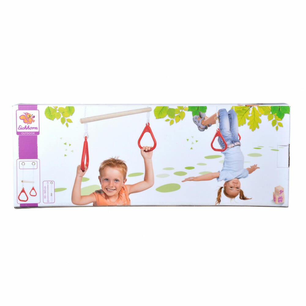 Eichhorn Outdoor Gymnastics Set 2in1, Swing, Trapeze, Play Equipment, Gymnastics Equipment, Garden, Toy, 100004510
