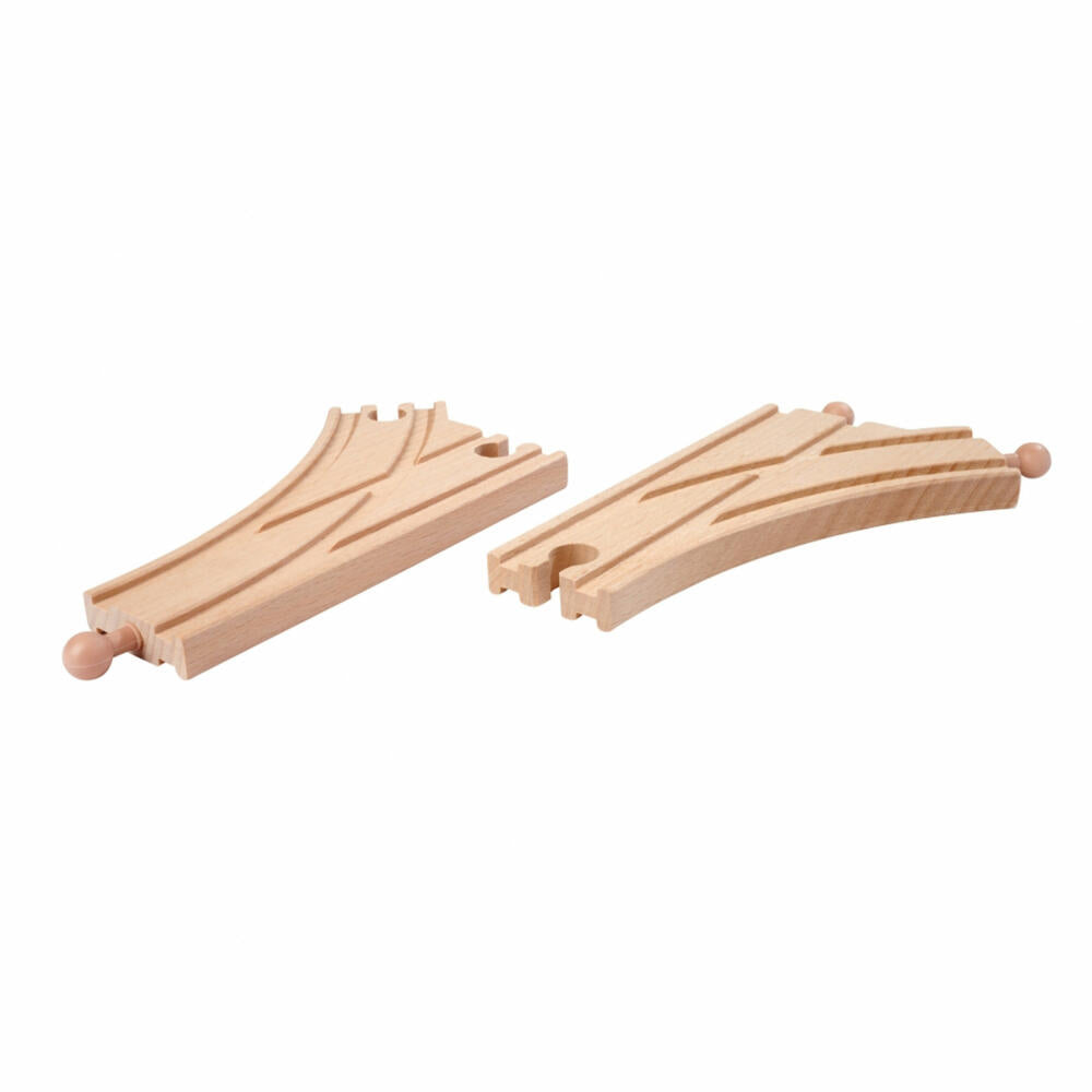 Eichhorn Railway Switches, Railway Accessories, Wooden Railway, Supplement, Extension, Rails, 100006401