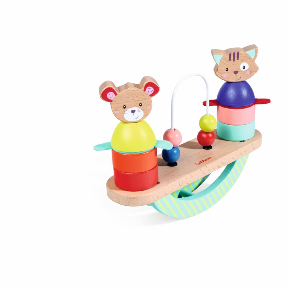 Eichhorn Stapelspiel Friends, Stapelspielzeug, Steckspiel, Kinderspielzeug, Spielzeug, 100005464