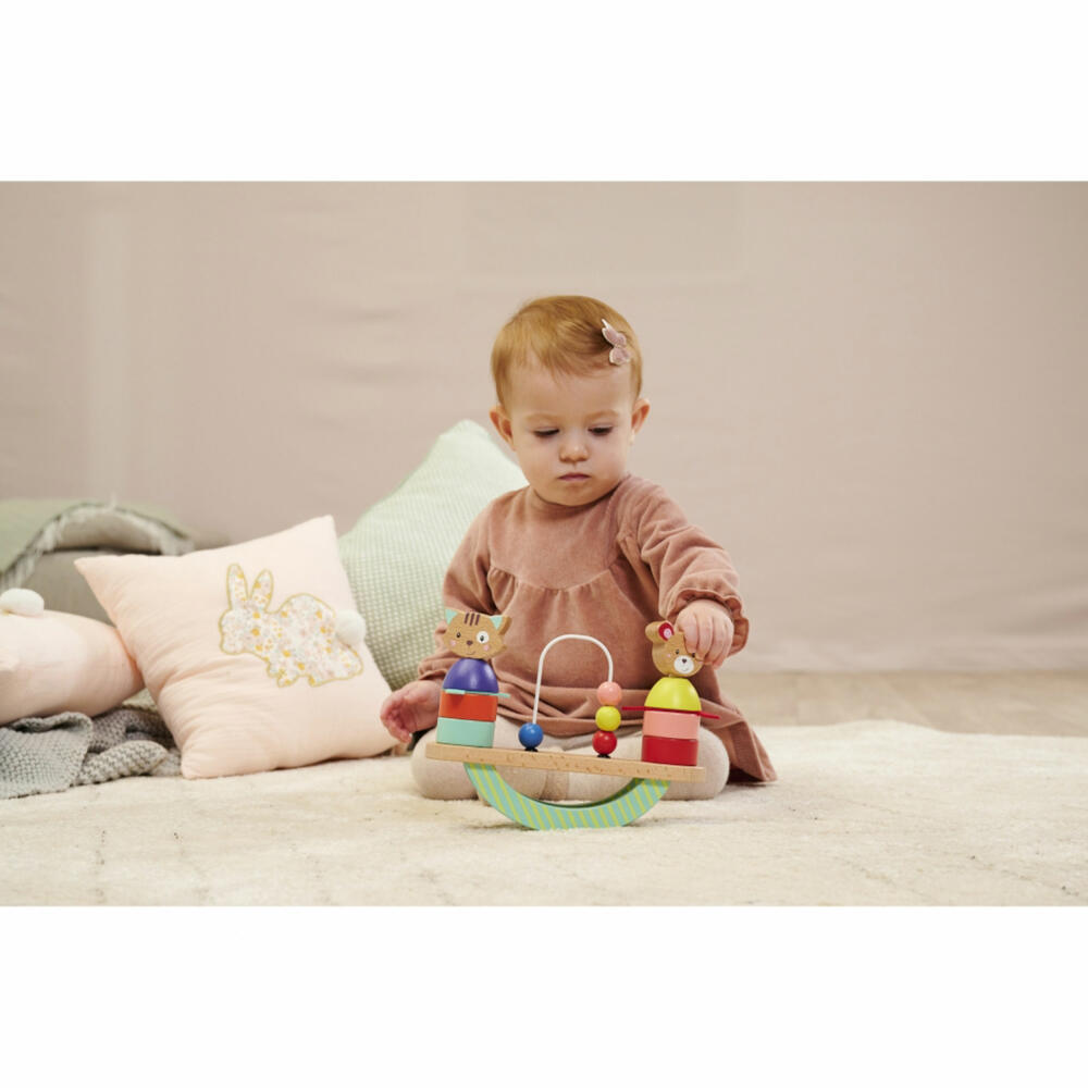 Eichhorn stacking game Friends, stacking toy, plug-in game, children's toy, toy, 100005464