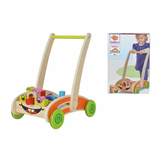 Eichhorn Spiel- und Lauflernwagen, Lauflern Wagen, Babywalker, Spielzeug, Holz, 100001833