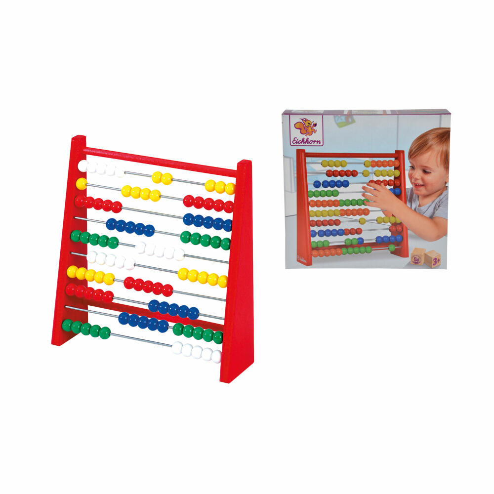 Eichhorn counting frame, slide rule, abacus, counting frame, toy, wood, 100003405