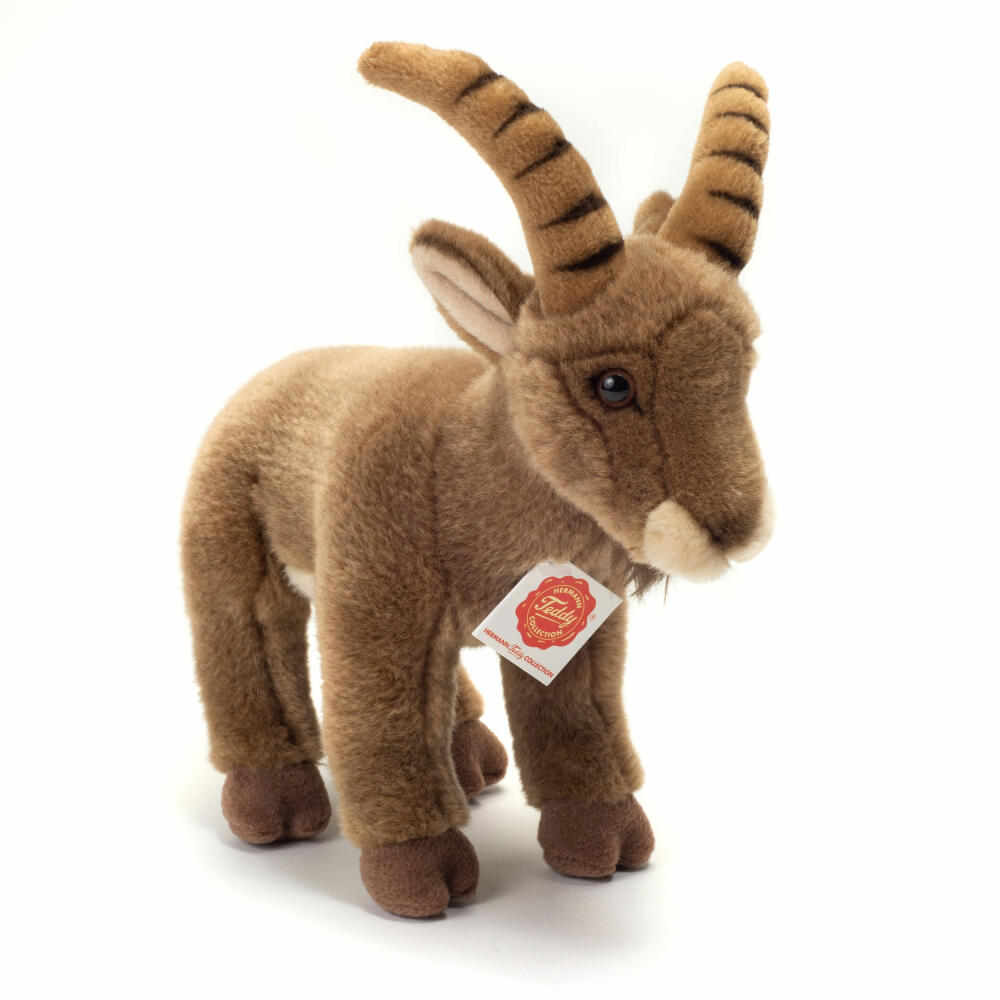 Teddy Hermann Capricorn, cuddly toy, stuffed toy, plush toy, forest animal, plush, 26 cm, 908265