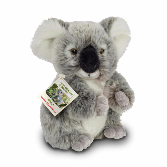 Teddy Hermann Koalabär, Kuscheltier, Stofftier, Plüschtier, Wildtier, Sonderedition Teddy-Hermann erklärt, Plüsch, Grau, 21 cm, 91424
