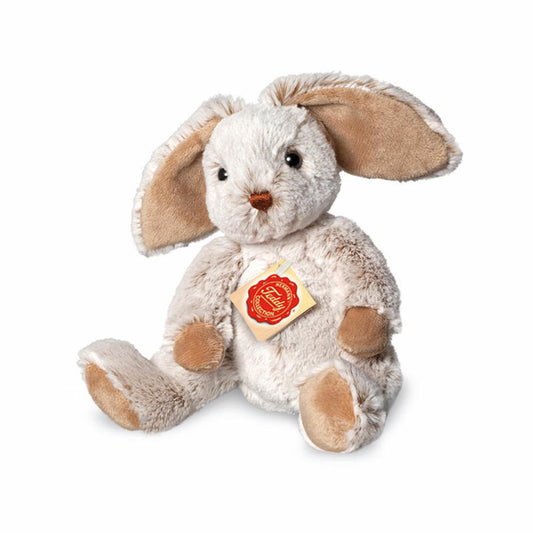 Teddy Hermann Schlenkerhase, Kuscheltier, Stofftier, Plüschtier, Haustier, sitzend, Plüsch, Grau, 25 cm, 93853