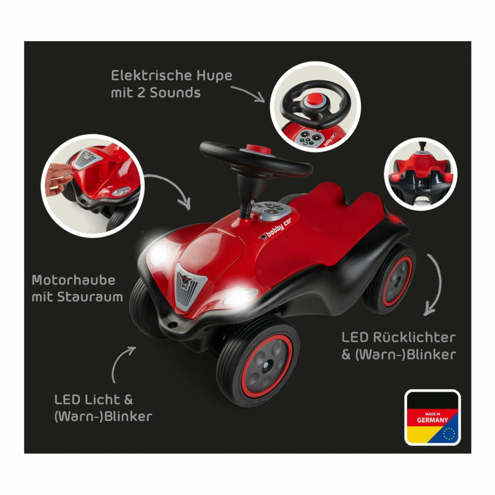 BIG Bobby Car Next 2.0 Red, Ride-on Car, Ride-on Vehicle, Children's Car, Toy, 800056238