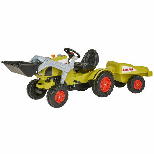 BIG Claas Celtis Loader Traktor mit Anhänger, Kettenfahrzeug, Schaufel, Kinder Traktor, Spielzeug, 800056553