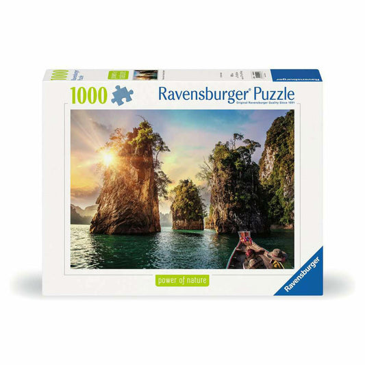 Ravensburger Drei Felsen in Cheow Thailand, Puzzle, Erwachsenenpuzzle, 1000 Teile, 12000001