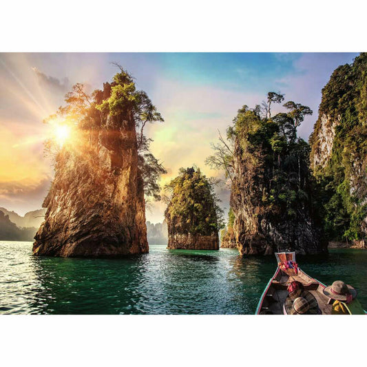 Ravensburger Drei Felsen in Cheow Thailand, Puzzle, Erwachsenenpuzzle, 1000 Teile, 12000001