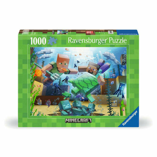 Ravensburger Minecraft Mosaic, Puzzle, Erwachsenenpuzzle, 1000 Teile, 12000421